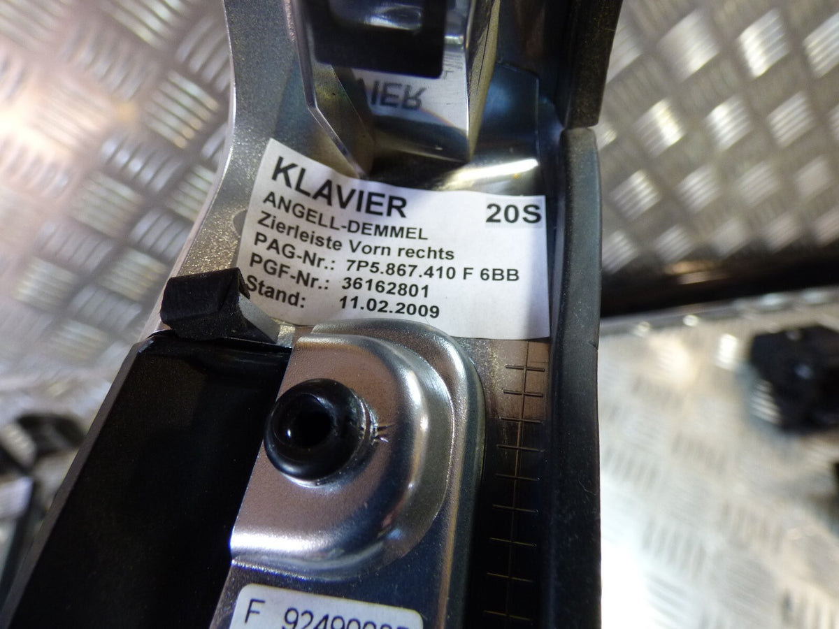 Porsche Cayenne 92A Zierleiste Dekorleiste Klavier Set Kit Satz ORIGINAL gebraucht - Innenzierleisten – Produktansicht 14