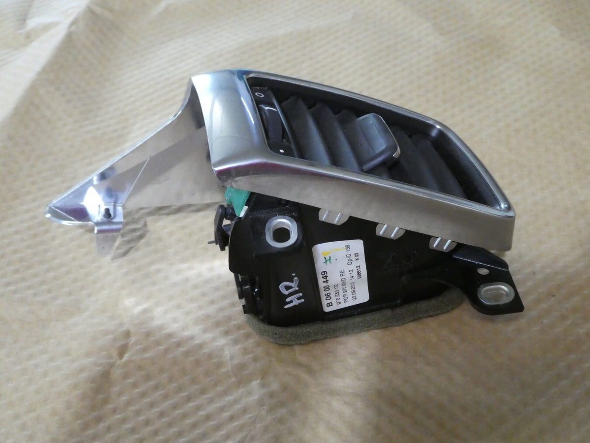 Porsche PANAMERA 970 Luftdüse hinten rechts silber schwarz * ORIGINAL gebraucht - 970553172 – Produktansicht 2