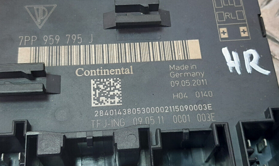 Porsche 970 Türsteuergerät Hinten Rechts 7PP959793J ORIGINAL gebraucht - Panamera – Produktansicht 2