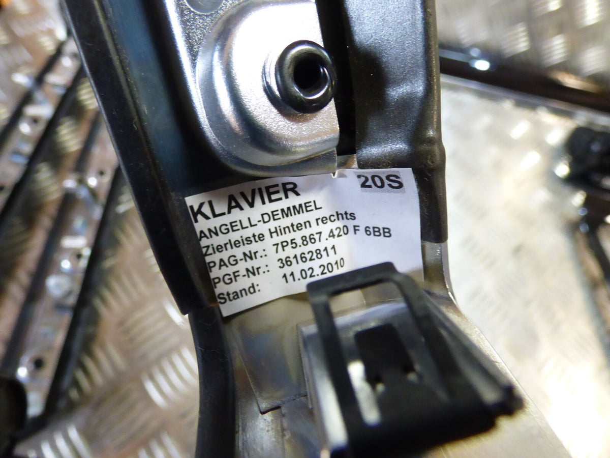 Porsche Cayenne 92A Zierleiste Dekorleiste Klavier Set Kit Satz ORIGINAL gebraucht - Innenzierleisten – Produktansicht 13