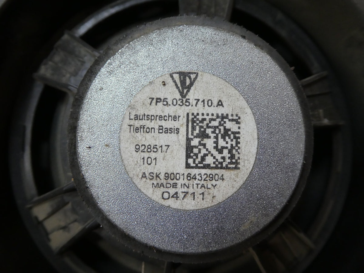 Porsche Cayenne 92A Tiefton Türlautsprecher Vorne Recht 7P5035710A ORIGINAL gebraucht - Lautsprecher – Produktansicht 4