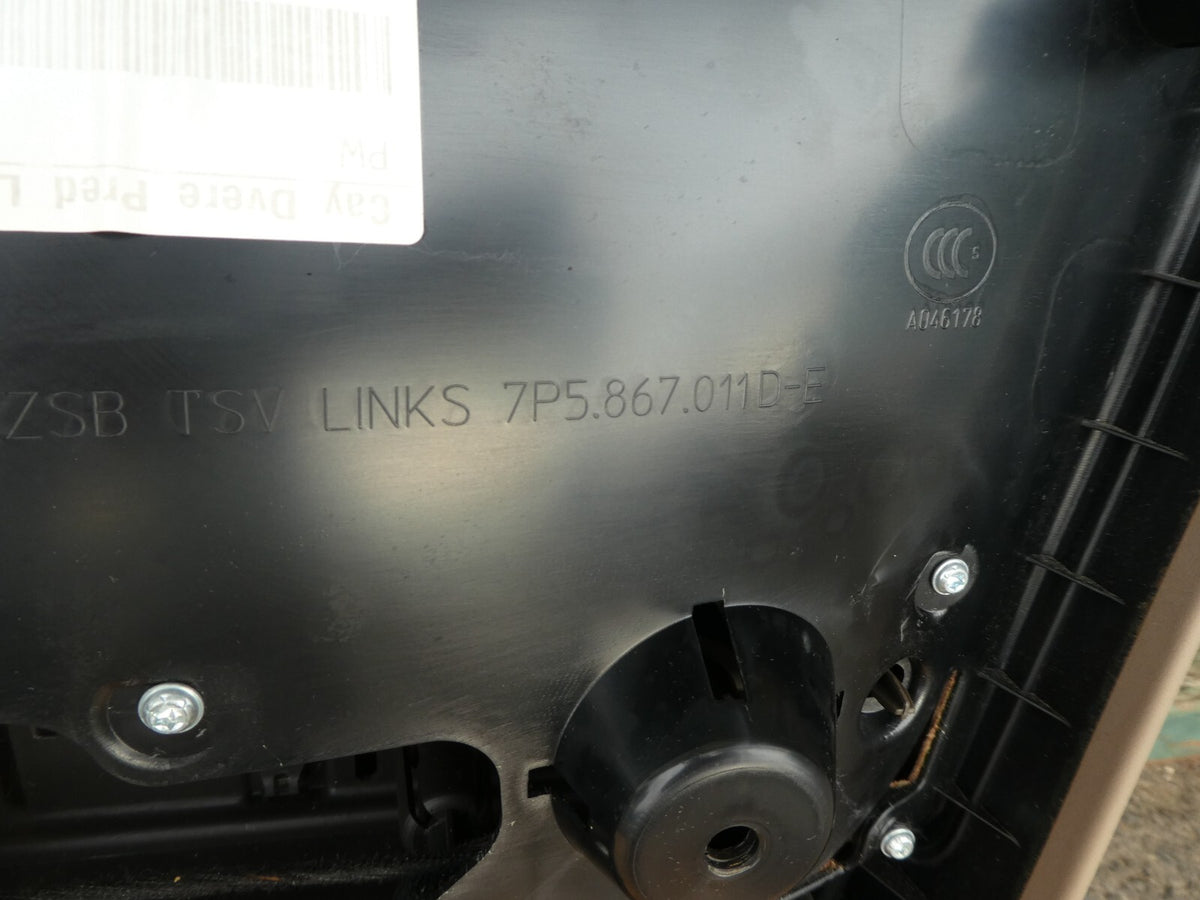Porsche Cayenne 92A Türverkleidung Vorne Links Umbra Tartufo ORIGINAL gebraucht - 7P5867011D – Produktansicht 7