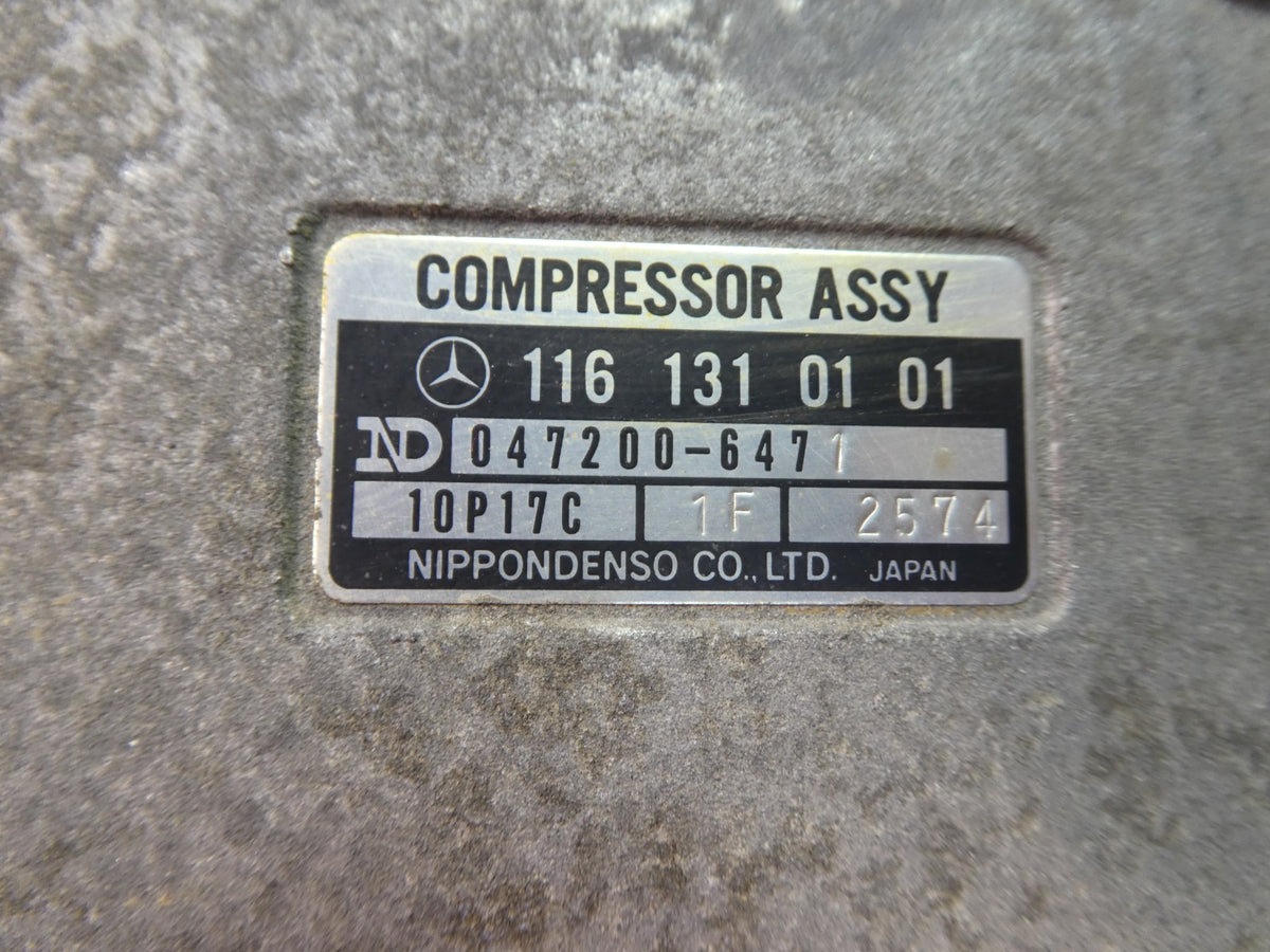 Mercedes-Benz W126 C126 II Serie Klimakompressor ORIGINAL NIPPONDENSO gebraucht - 1161310101 – Produktansicht 7