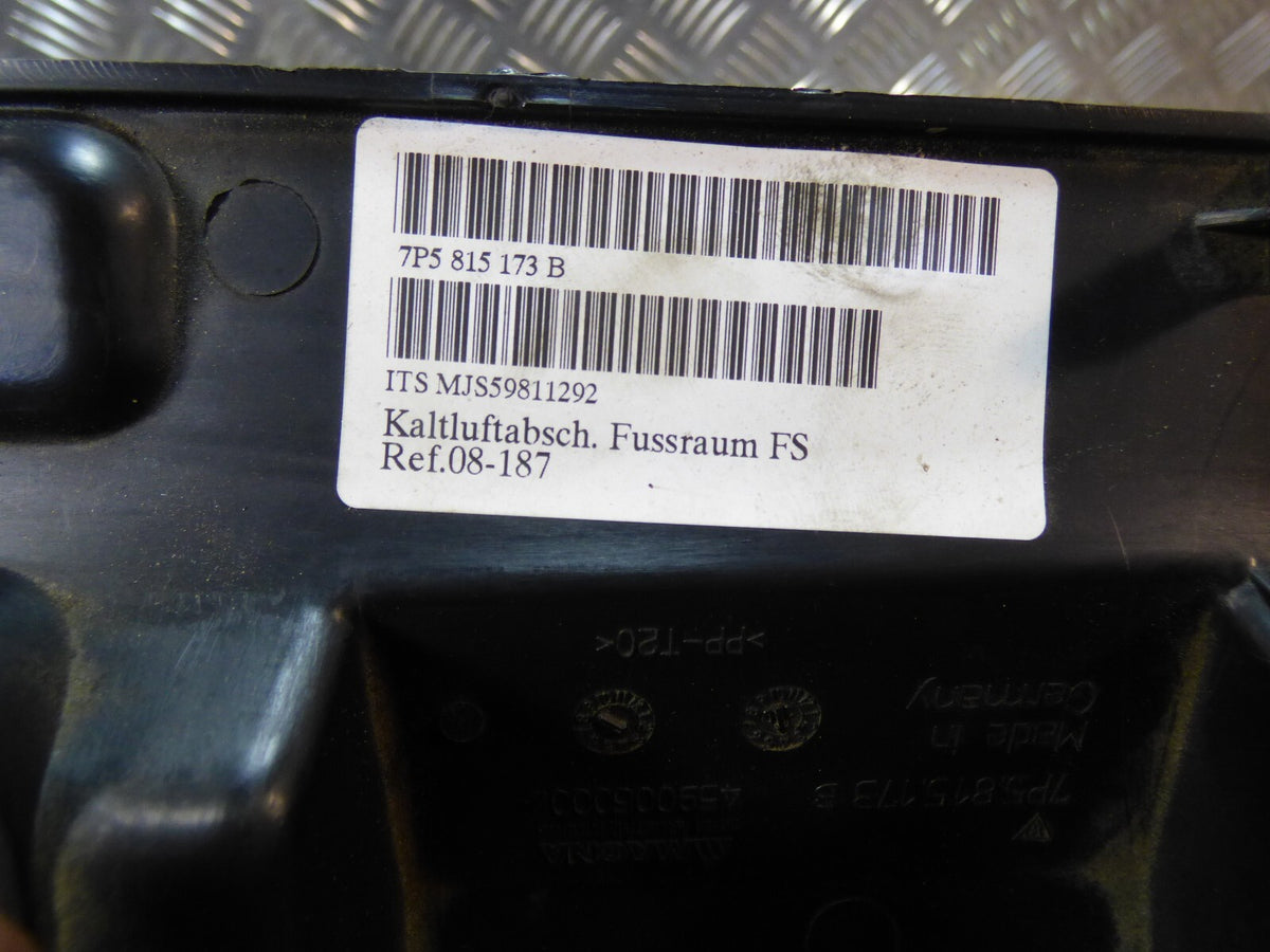 Porsche Cayenne 92A Armaturenbrett Fußraum Links 7P5815173B ORIGINAL gebraucht - Verkleidung – Produktansicht 3