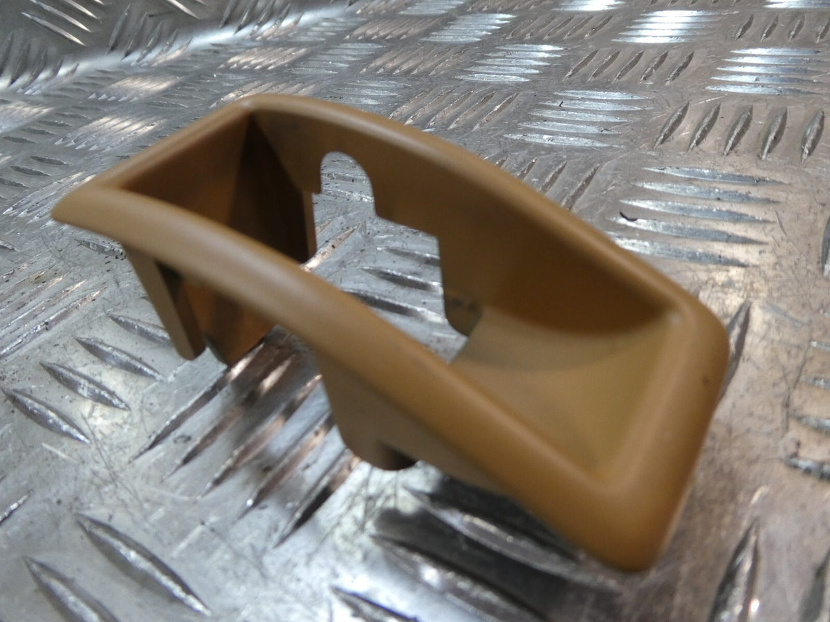 Porsche Cayenne 958 92A Schalter Verkleidung 7P5919163 Cognac ORIGINAL gebraucht - Parkbremse – Produktansicht 1
