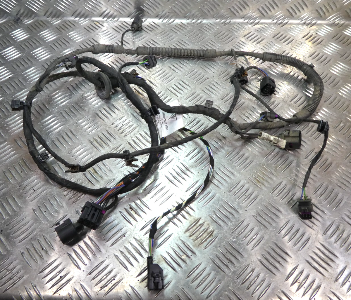 Porsche Macan 95B Kabelbaum PDC Stossfänger hinten 95B971104P ORIGINAL gebraucht - Leitungssatz – Produktansicht 1
