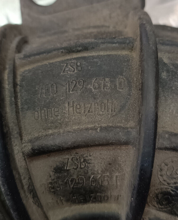 VW T5 2.0 TDI Lufteinlass Ansaugrohr Schlauch 7E0129615D ORIGINAL gebraucht - Transporter – Produktansicht 3