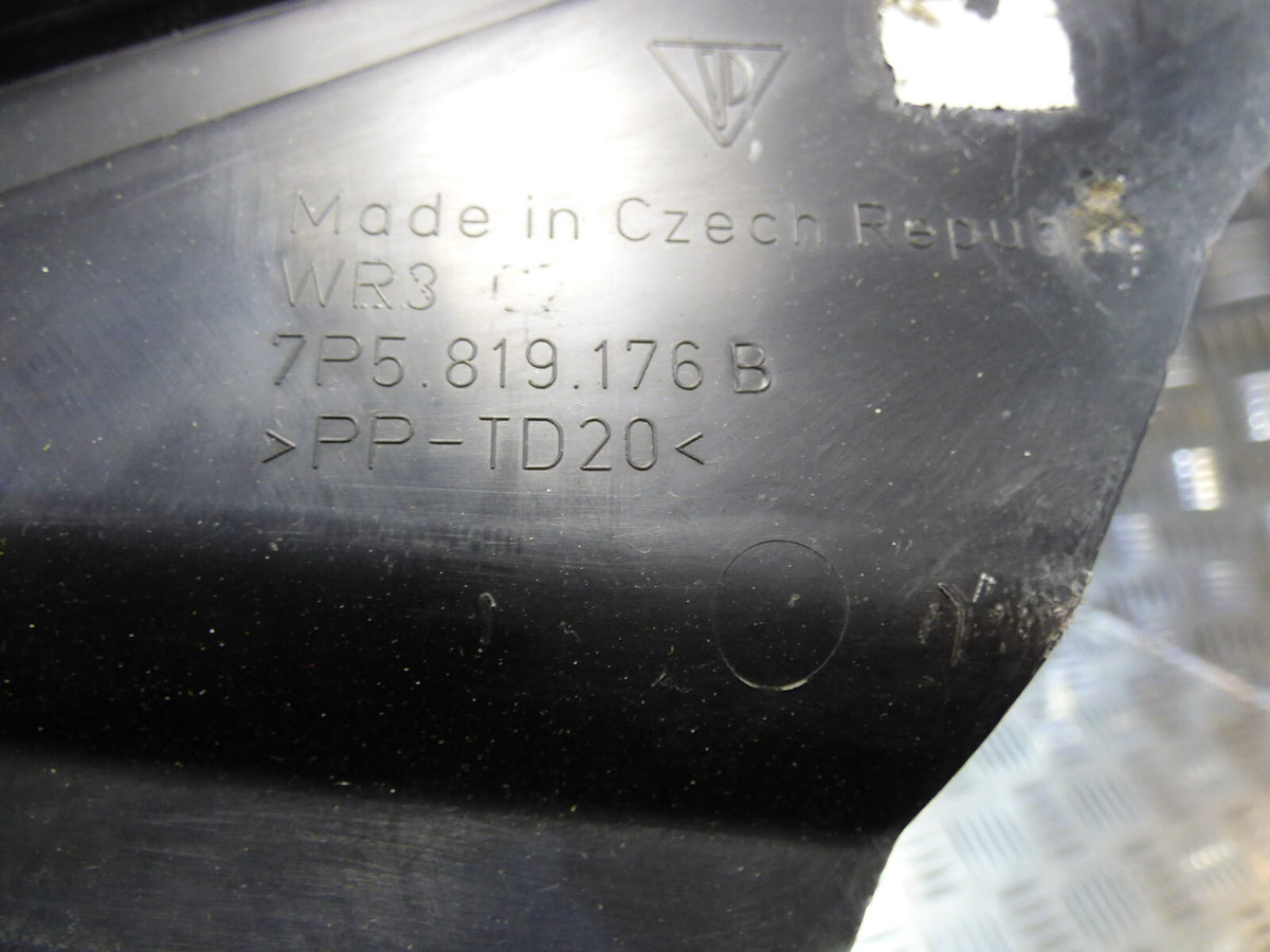 Porsche Cayenne 92A Windlauf Wasserkasten rechts 7P5819176B ORIGINAL gebraucht - Abdeckung – Produktansicht 3
