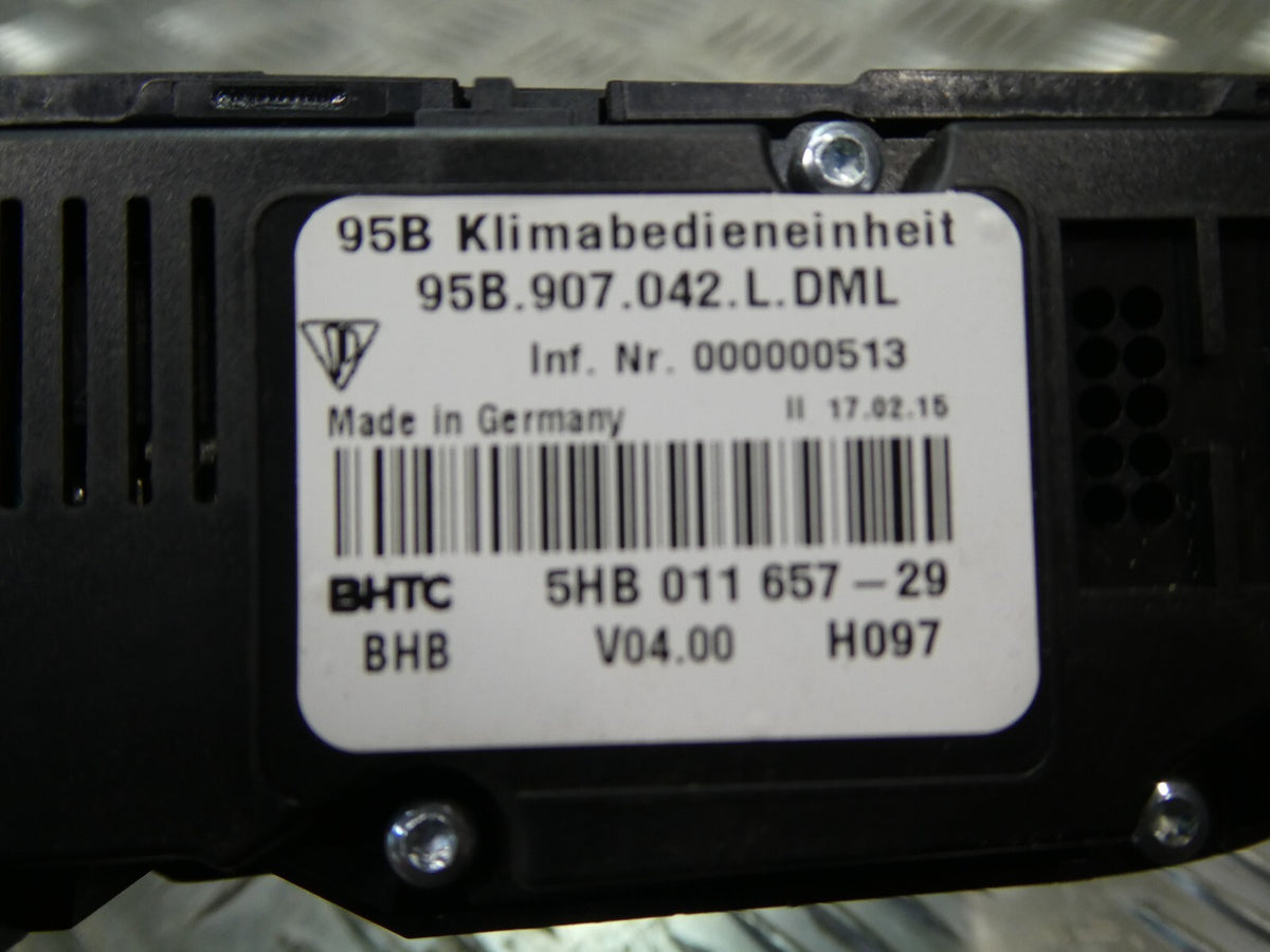 Porsche Macan 95B Klimabedienteil 95B907042L DML Rechts ORIGINAL gebraucht - Klimabedieneinheit – Produktansicht 5