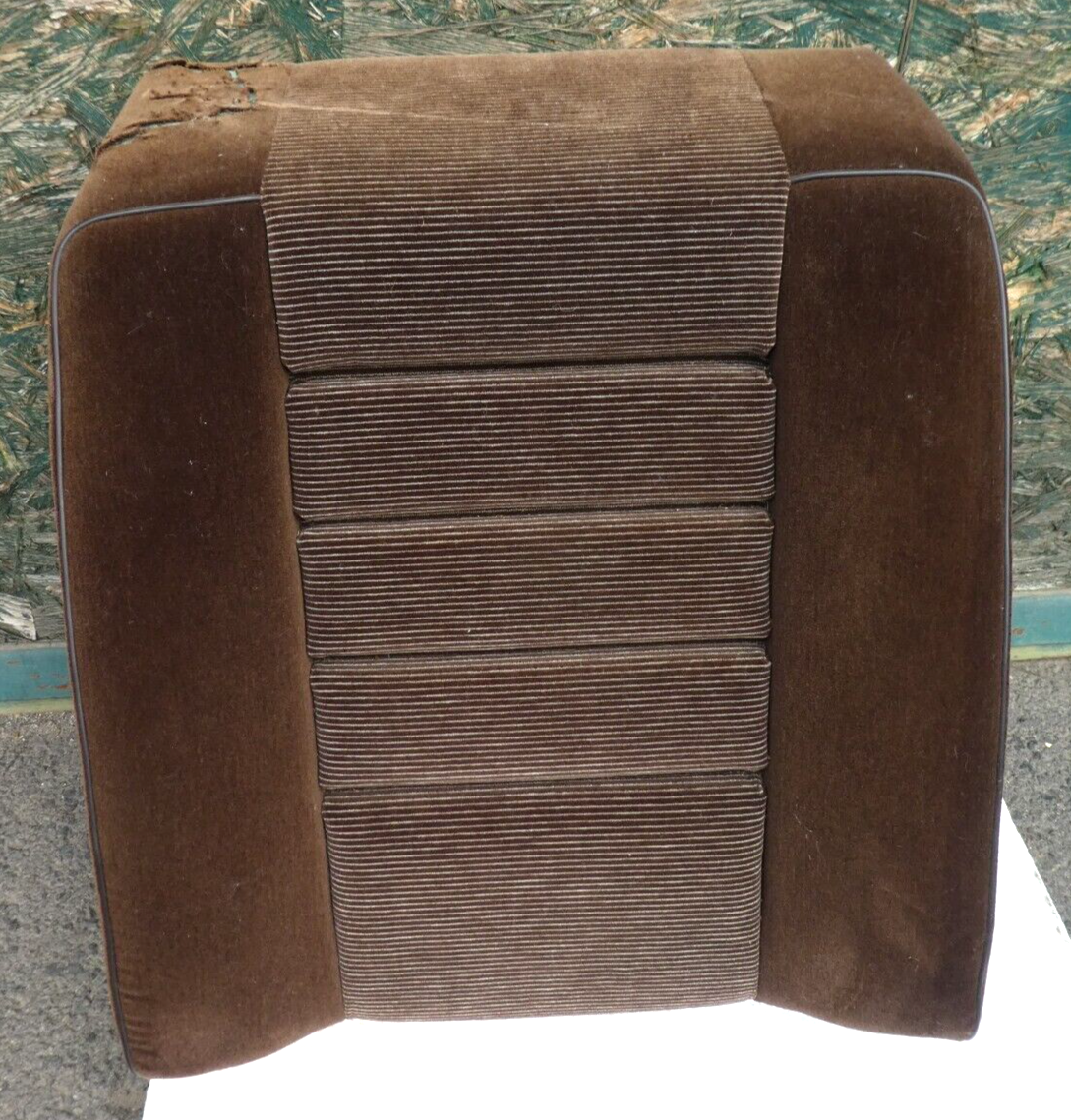 Mercedes-Benz C126 SEC Coupe 126 Sitzlehne Sitz hinten rechts _ Velour braun – Produktansicht 1