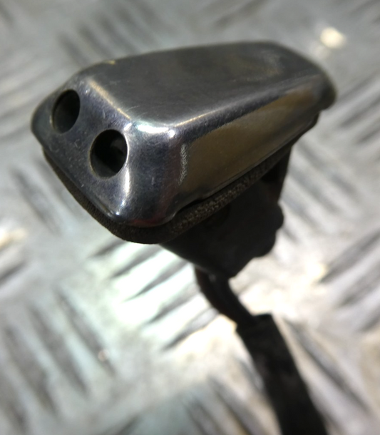Mercedes-Benz W126 C126 SEC Scheibenwaschdüse Chrom beheizbar gebraucht - Original – Produktansicht 1