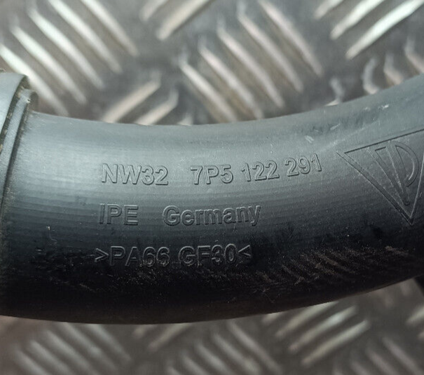 Porsche Cayenne S 92A Kühlleitung Kühlschlauch 7P5122291 ORIGINAL gebraucht - Wasserschlauch – Produktansicht 5