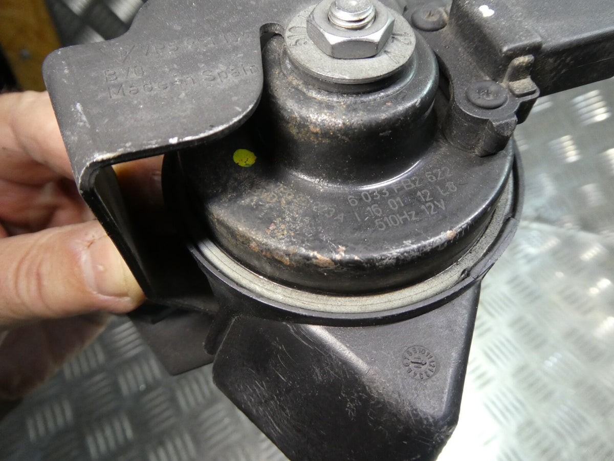 Porsche Cayenne S 92A 4.8 Hupe Fanfare Hochton 7P6951223A ORIGINAL gebraucht - - Signalhorn – Produktansicht 4