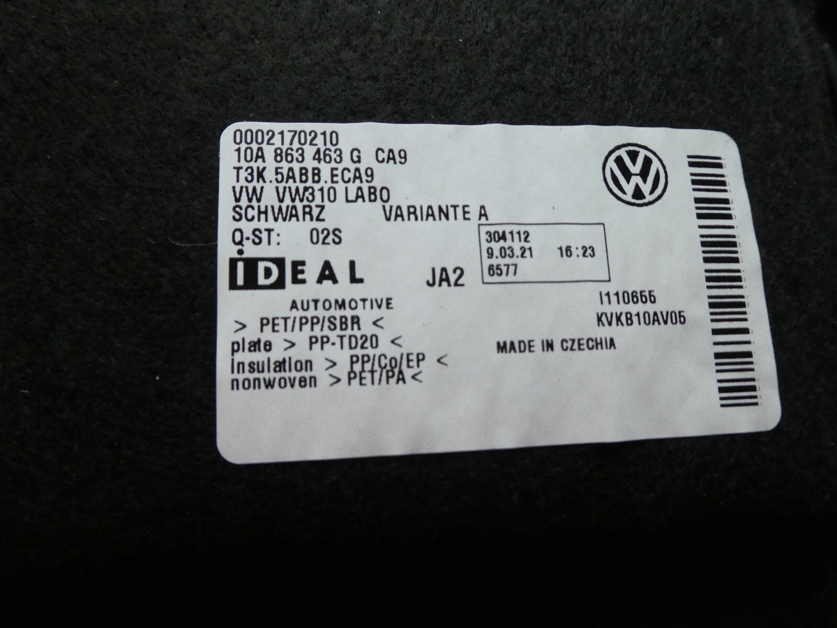 VW ID.3 ID3 Kofferraumboden Ladeboden 2021 schwarz 10A863463G CA9 ORIGINAL gebraucht - Volkswagen – Produktansicht 4