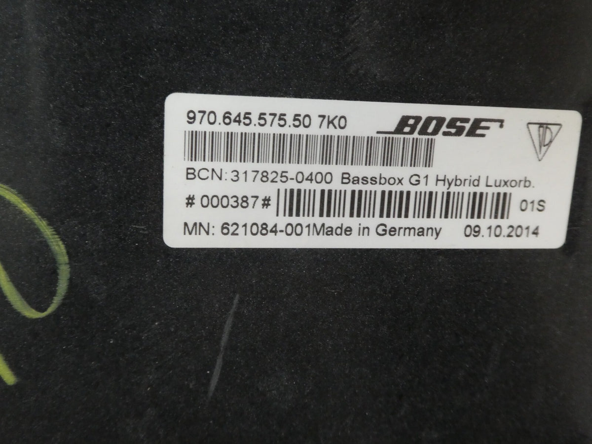 Porsche Panamera 970 BOSE Subwoofer Bass Lautsprecher Soundsystem ORIGINAL gebraucht - 97064557550 – Produktansicht 3