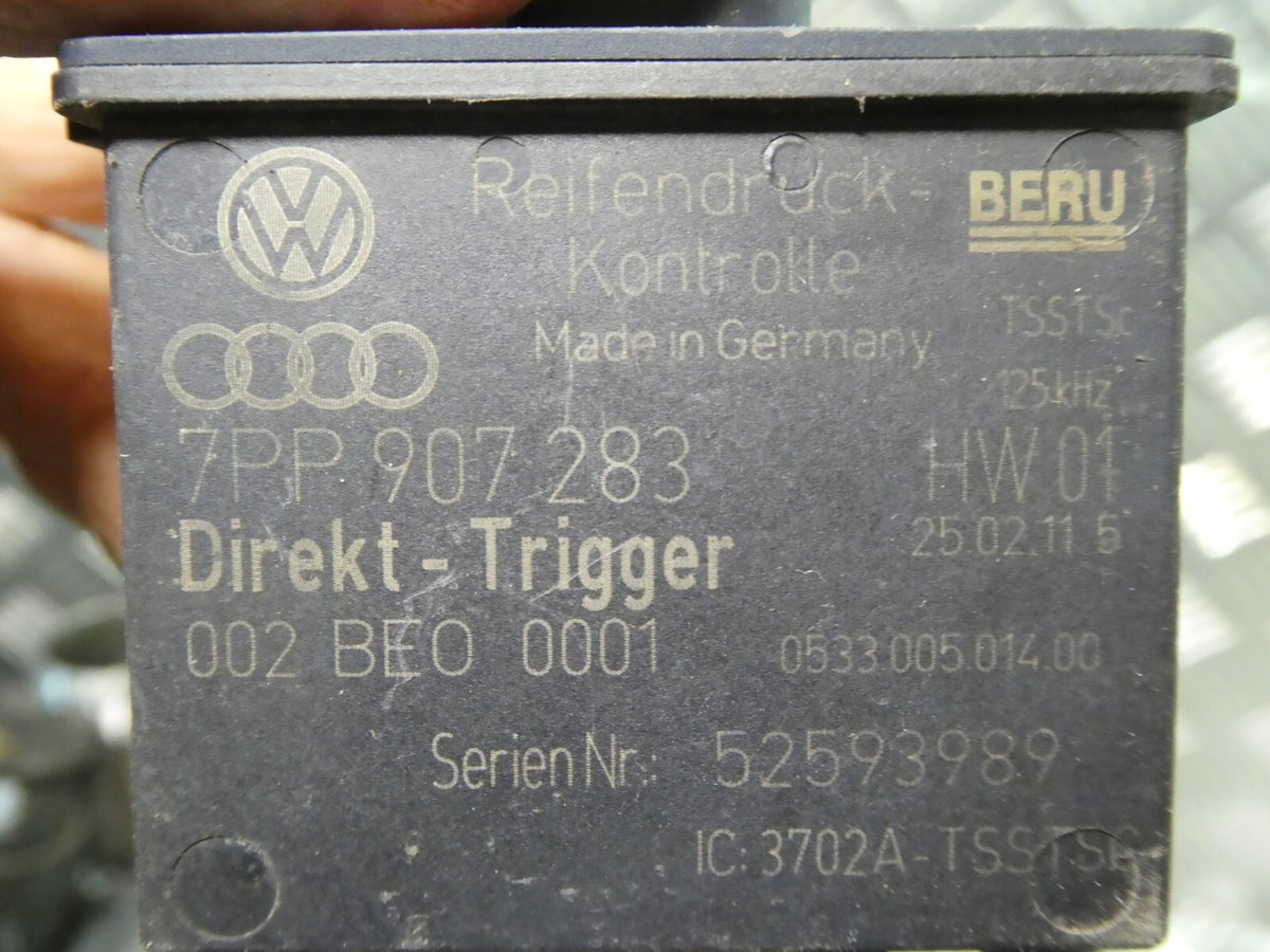Porsche Cayenne 92A RDK Steuergerät Sendeeinheit 7PP907283 ORIGINAL gebraucht - Reifendruckkontrolle – Produktansicht 2
