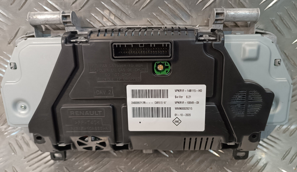 Renault Zoe 2022 Display Tacho Kombiinstrument Digitaltachon ORIGINAL gebraucht - 248099717R – Produktansicht 2