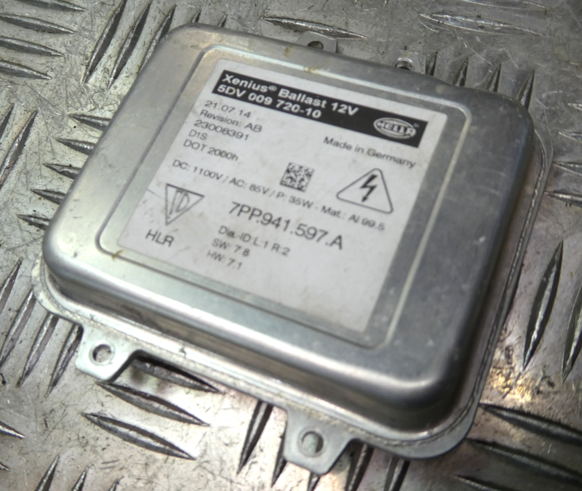 Porsche 970 Xenon Vorschaltgerät steuergerät _ 7PP941597A _ ORIGINAL gebraucht - Panamera – Produktansicht 1