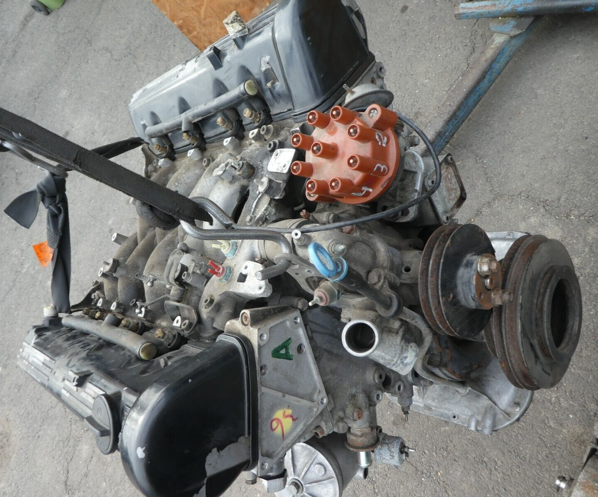 Mercedes-Benz C126 W126 500 V8 Motor ohne Anbauteile M117 _ 117963 ORIGINAL gebraucht - 140000 km – Produktansicht 5