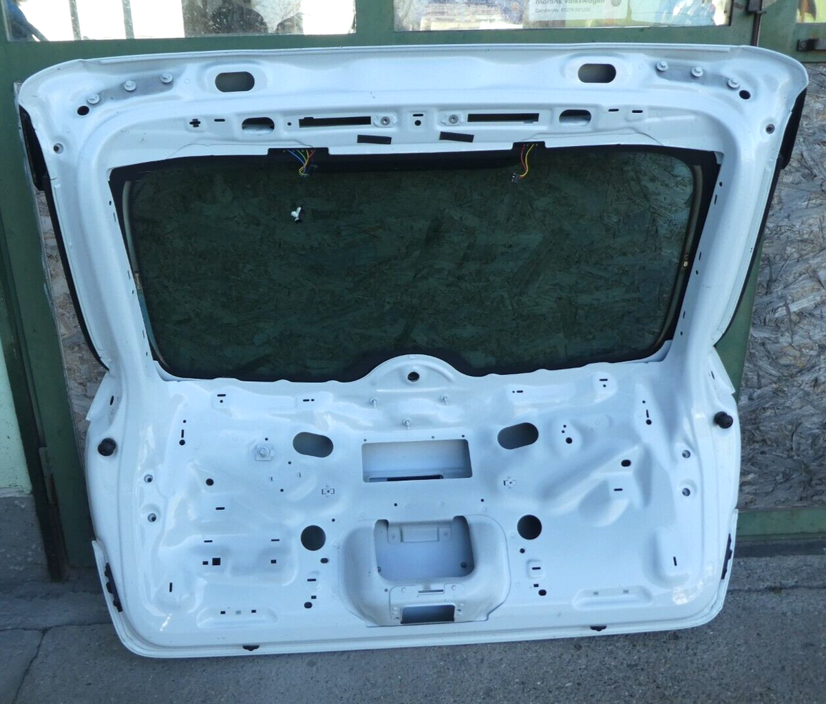 Porsche Cayenne S 92A C9A Weiß ohne Anbauteile USA model ORIGINAL gebraucht - Heckklappe – Produktansicht 8