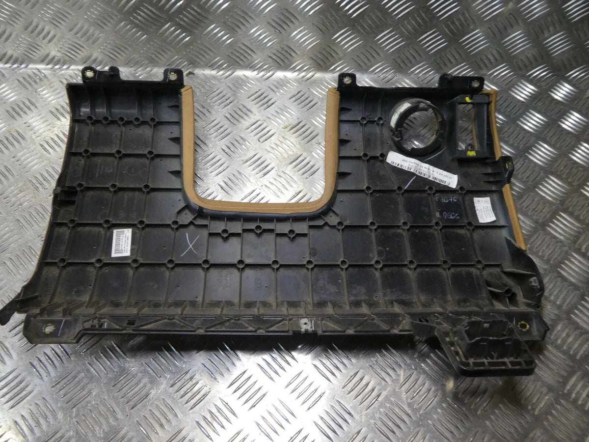 Porsche Cayenne 92A Lenksäule links Cognac Leder 7P5858903D 7F0 ORIGINAL gebraucht - Verkleidung – Produktansicht 2