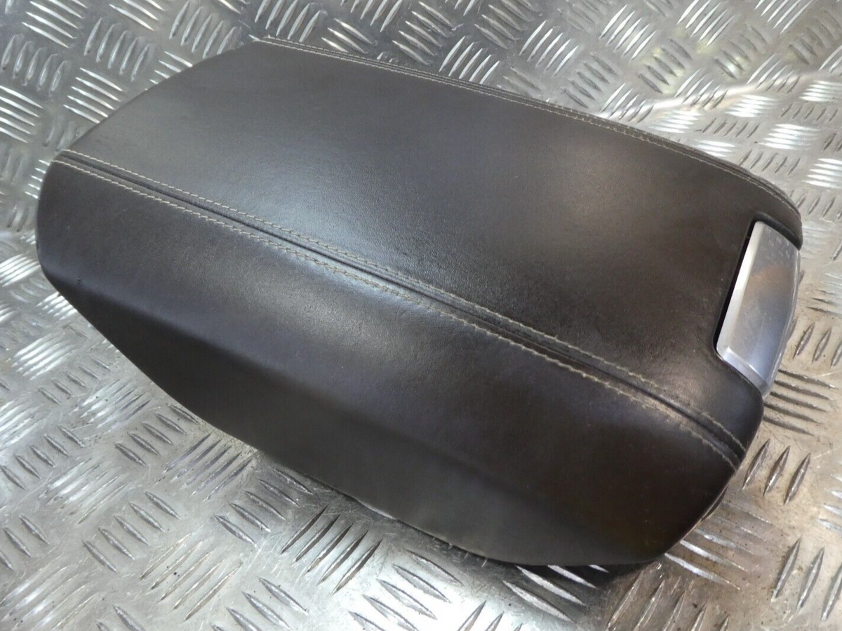 Porsche Cayenne 92A Leder Mittelkonsole Deckel Ferbe: Espresso 6H6 ORIGINAL gebraucht - Armlehne – Produktansicht 2