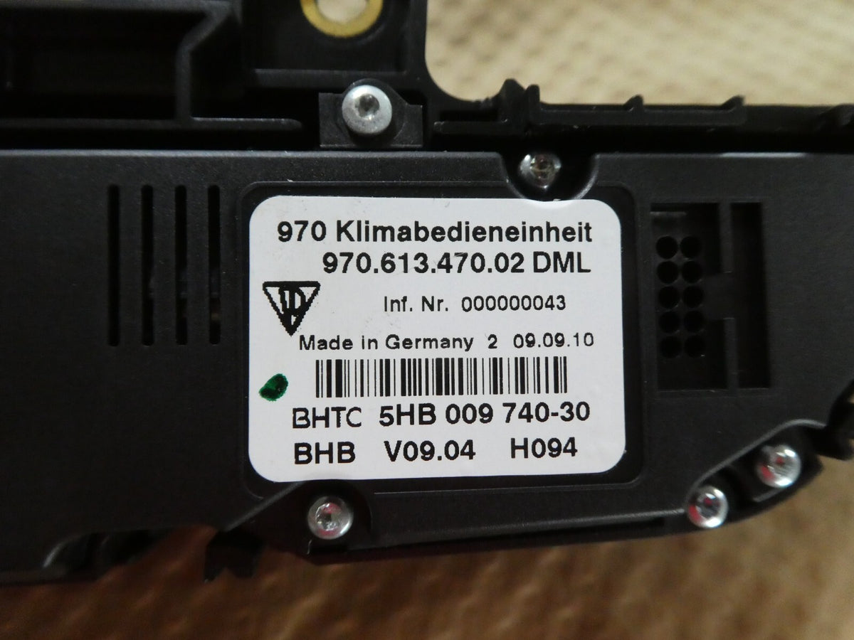 Porsche Panamer 970 Klimabedieneinheit Klima Mittelkonsole DML recht ORIGINAL gebraucht - 97061347002 – Produktansicht 6