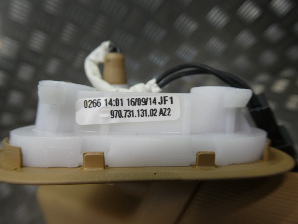 Porsche Panamera 970 Sonnenblende rechts Luxorbeige AZ2 ORIGINAL gebraucht - 97073113102 – Produktansicht 3