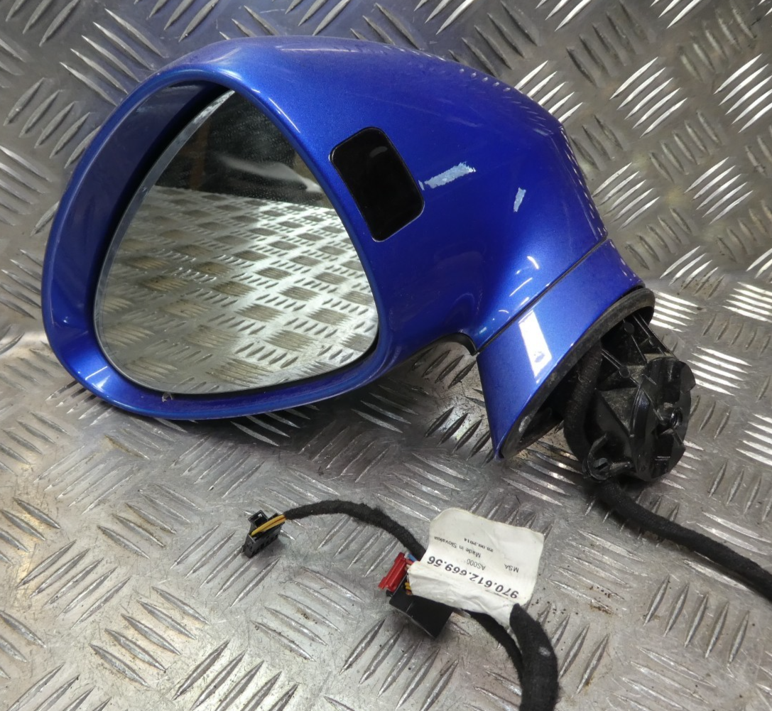 Porsche 970 Außenspiegel elektrisch anklappbar toter Winkel abblendbar ORIGINAL gebraucht - Panamera – Produktansicht 1