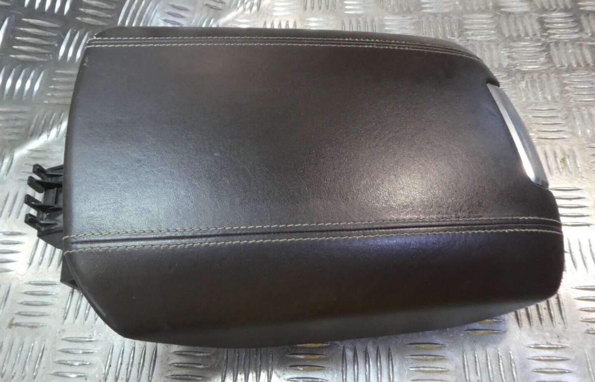 Porsche Cayenne 92A Leder Mittelkonsole Deckel Ferbe: Espresso 6H6 ORIGINAL gebraucht - Armlehne – Produktansicht 3