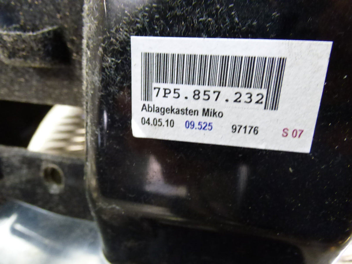 Porsche Cayenne 92A Einsatz Ablage Ablagekasten 7P5857232 ORIGINAL gebraucht - Mittelarmlehne – Produktansicht 4