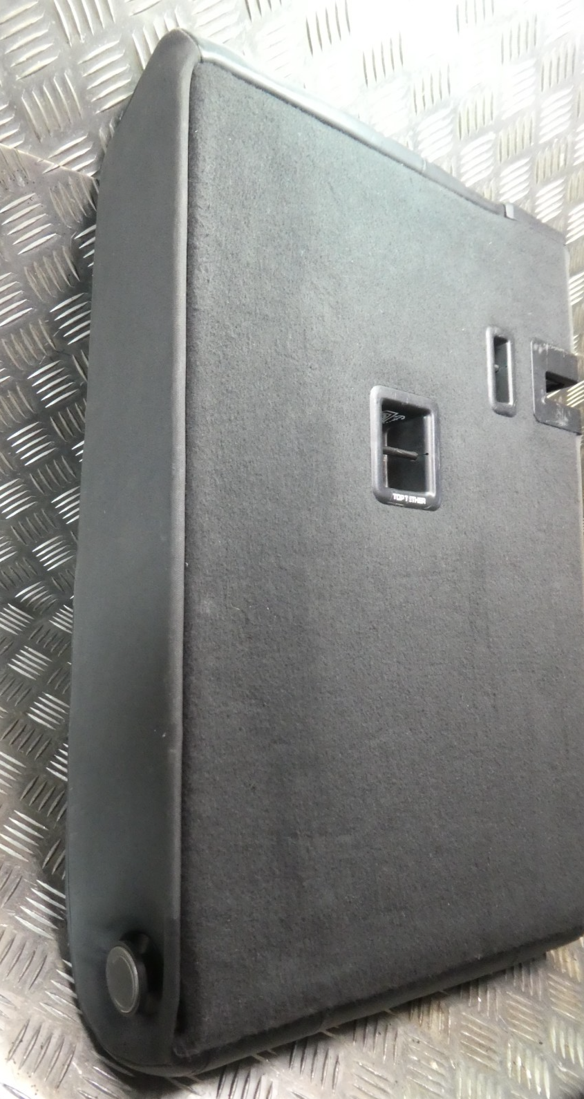 Porsche Macan 95B Schwarz Leder Stütze Sitze hinten rechts NEUWERTIG ORIGINAL gebraucht - Sitzlehne – Produktansicht 9