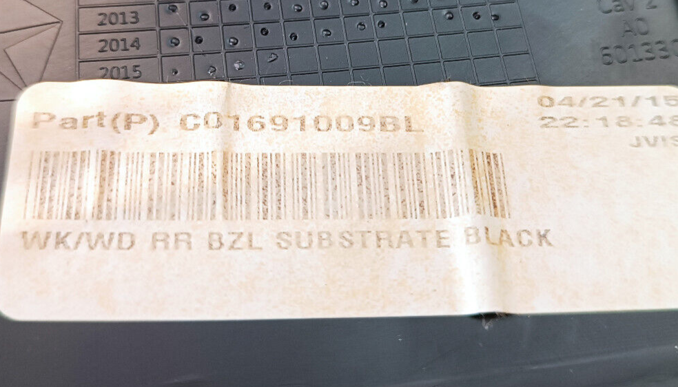Jeep Grand Cherokee WK2 Blende Mittelkonsole Verkleidung ORIGINAL gebraucht - C01691009BL – Produktansicht 4