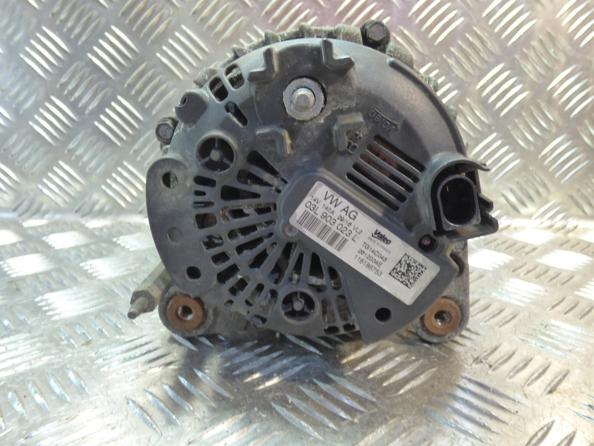 VW T6 T5 2.0 TDI CXG LiMa Lichtmaschine VALEO 140A 03L903023L ORIGINAL gebraucht - Transporter – Produktansicht 3