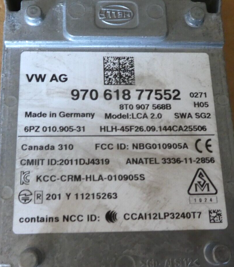Porsche Panamera 970 2015 Steuergerät Spurwechselassistent ORIGINAL gebraucht - 97061877552 – Produktansicht 4