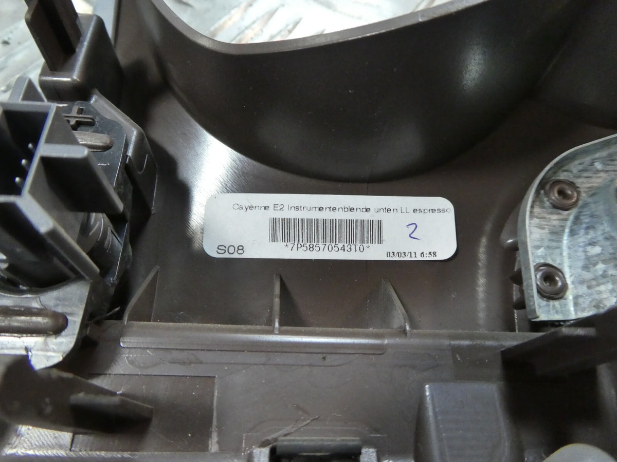 Porsche Cayenne 92A Lenksäulenverkleidung Lenksäule 7P5953515 ORIGINAL gebraucht - Verkleidung – Produktansicht 5