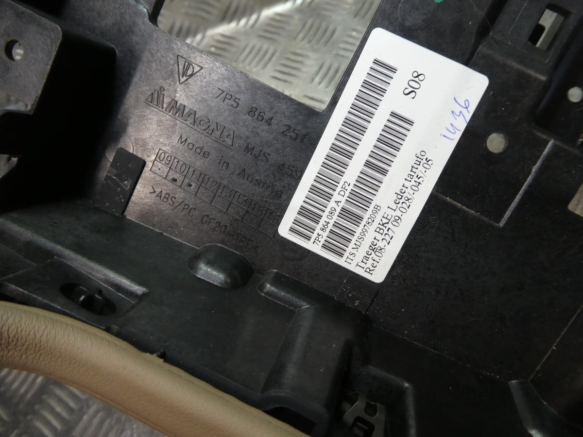Porsche Cayenne 92A Mittelkonsole 7P5864089A DF2 Farbe: Tartufo ORIGINAL gebraucht - Verkleidung – Produktansicht 5