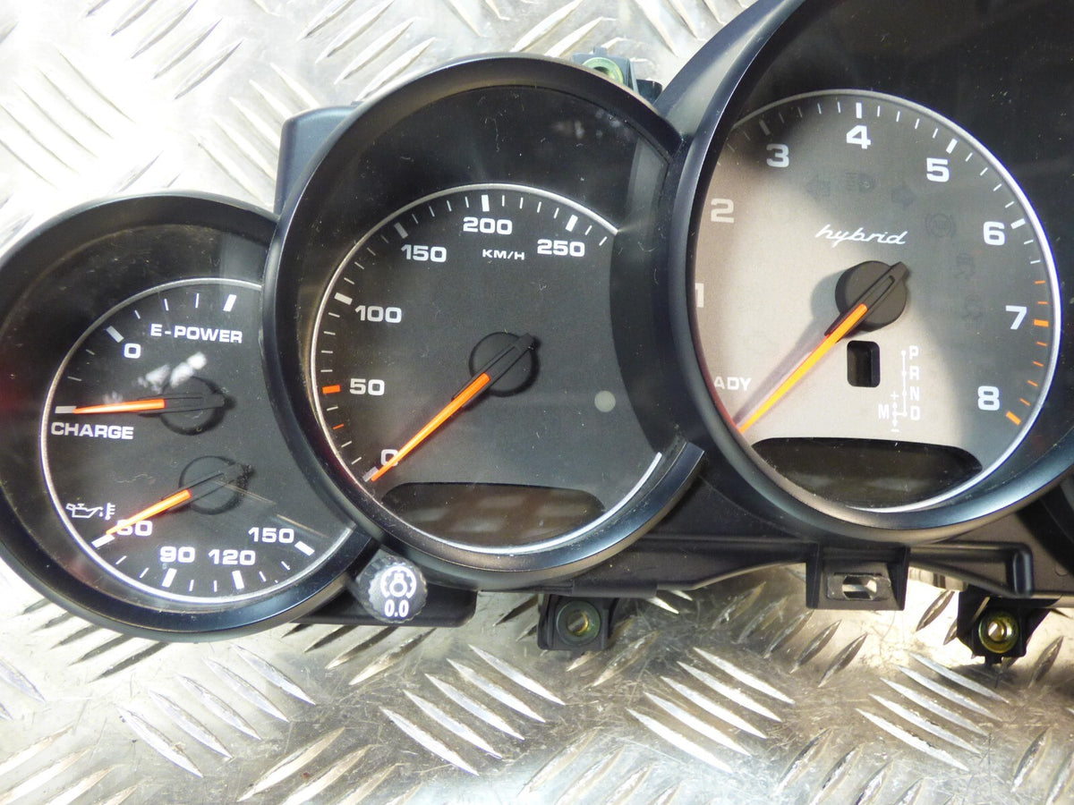 Porsche Cayenne 92A 3.0 Hybrid Tacho Cluster 7P5945903C schwarz ORIGINAL gebraucht - Kombiinstrument – Produktansicht 5