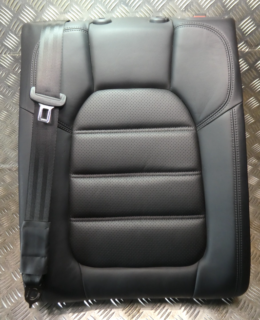 Porsche Macan 95B Schwarz Leder Stütze Sitze hinten links NEUWERTIG ORIGINAL gebraucht - Sitzlehne – Produktansicht 1