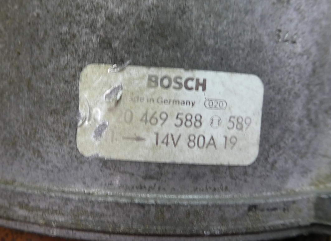 Mercedes-Benz W126 C126 II Serie Generator Lichtmaschine BOSCH ORIGINAL gebraucht - 0120469588 – Produktansicht 6