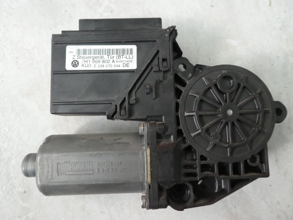 VW T5 MULTIVAN 2003-16 Fensterhebermotor Tür Vorne Rechts 7H1959802A ORIGINAL gebraucht - Transporter – Produktansicht 3