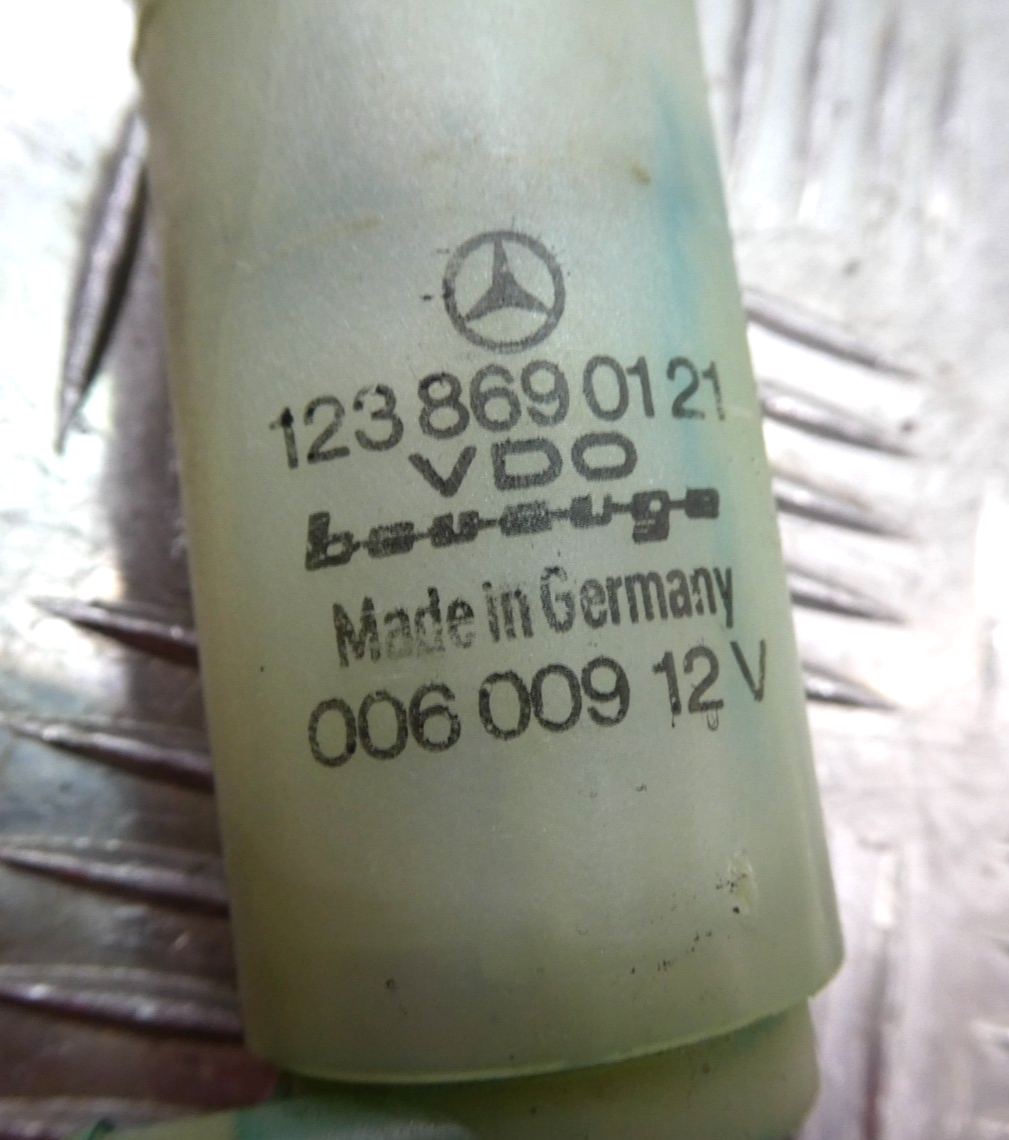 Mercedes-Benz W126 C126 Scheibenwaschpumpe ORIGINAL gebraucht - 1238690121 – Produktansicht 2