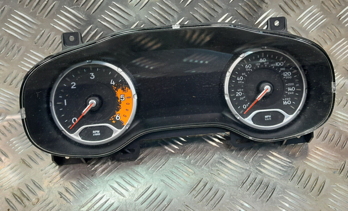 Jeep Renegade 1.6 Mjet Tacho Instrumente 735651696 MPH Rechtslenker ORIGINAL gebraucht - 735651731 – Produktansicht 1