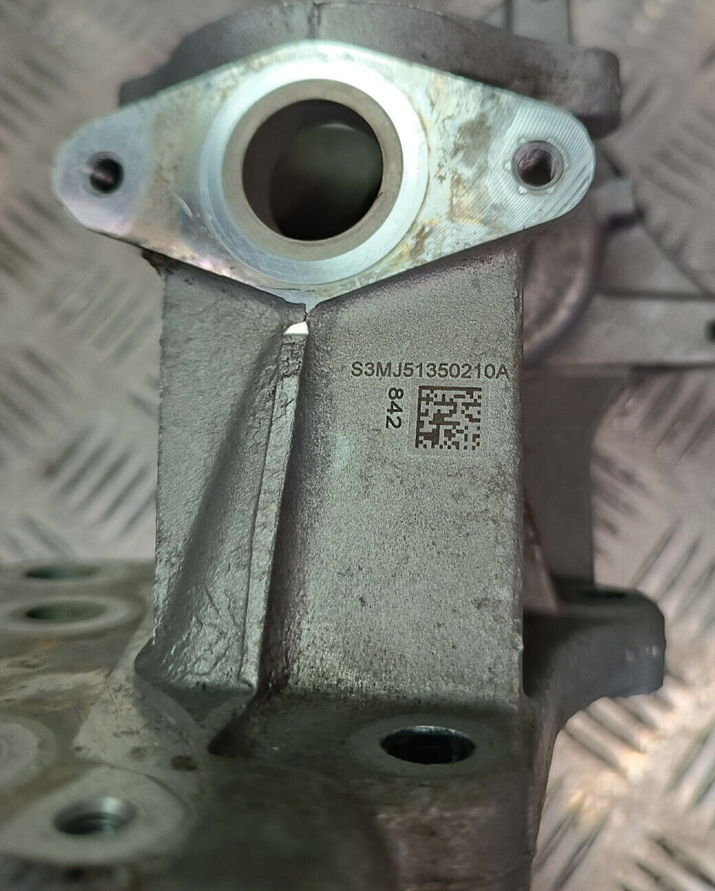 OPEL ASTRA K 1.4 Turbo Original Wasserpumpe Gehause GM 12635767 gebraucht - 12641869 – Produktansicht 2