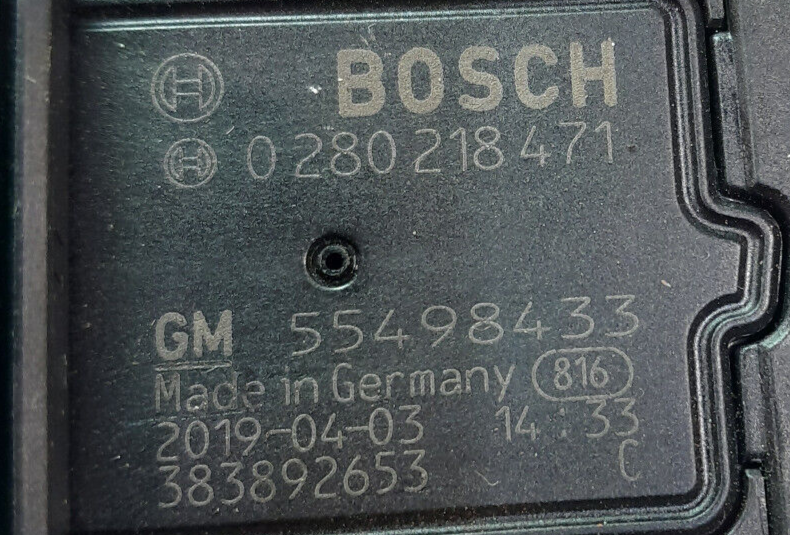 OPEL ASTRA K 1.4 Turbo Original Luftmassenmesser GM 55498433 gebraucht - 0280218471 – Produktansicht 2
