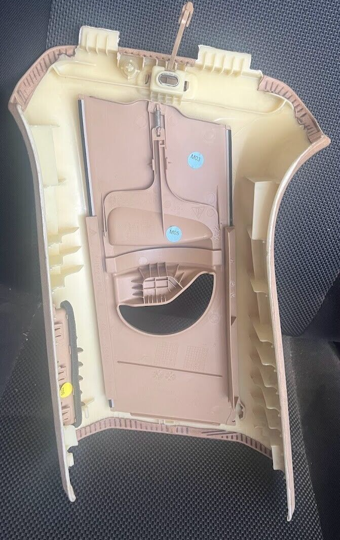 Porsche PANAMERA 970 Alcantara Verkleidung B-Säule beige vorne rechts ORIGINAL gebraucht - 970555194 – Produktansicht 4