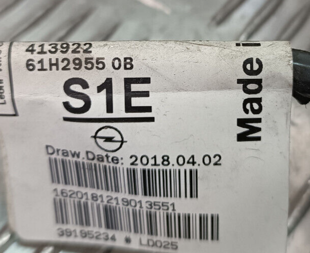 OPEL ASTRA K 1.4 2019 Kabelbaum Türeinbau Rechts Hinten ORIGINAL gebraucht - 39195234 – Produktansicht 3