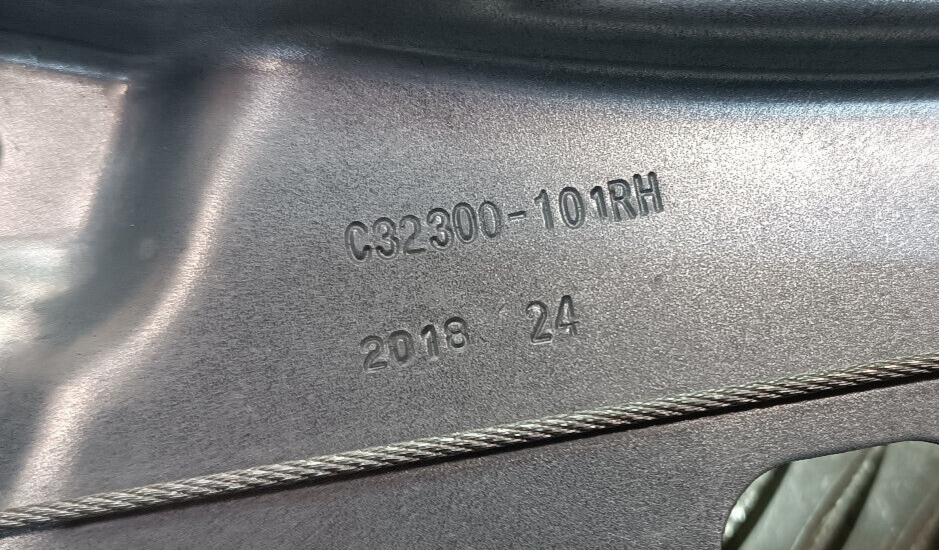 OPEL ASTRA K Kombi Fensterheber Mechanik Hinten Rechts GM ORIGINAL gebraucht - 39142320 – Produktansicht 3
