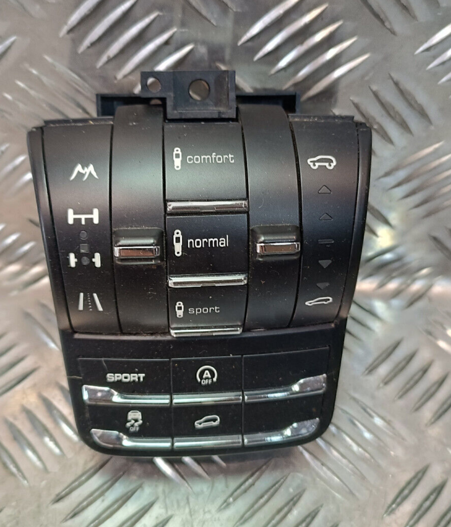 Porsche Cayenne S 92A Schalter Luftfederung 7P5927521T 7P5927127CG ORIGINAL gebraucht - Mittelkonzol – Produktansicht 1