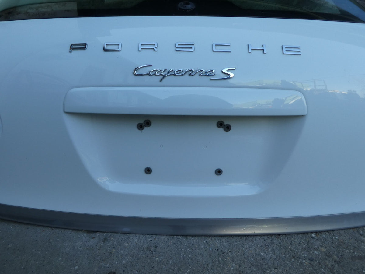 Porsche Cayenne S 92A C9A Weiß ohne Anbauteile USA model ORIGINAL gebraucht - Heckklappe – Produktansicht 5